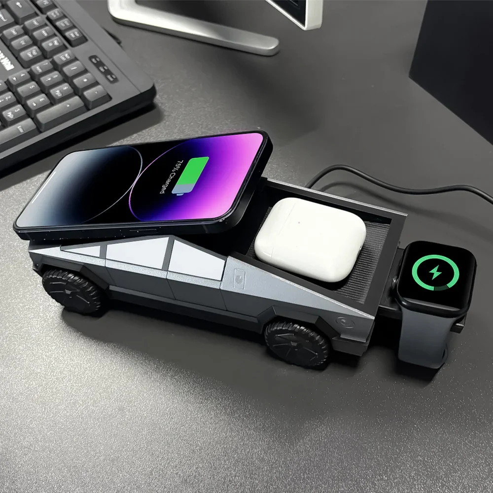 Tesla Cybertruck 🎉 Big News + Giveaway — Teslaunch is now officially T-Launch! 🚀 t-launch-ct-style-charger-