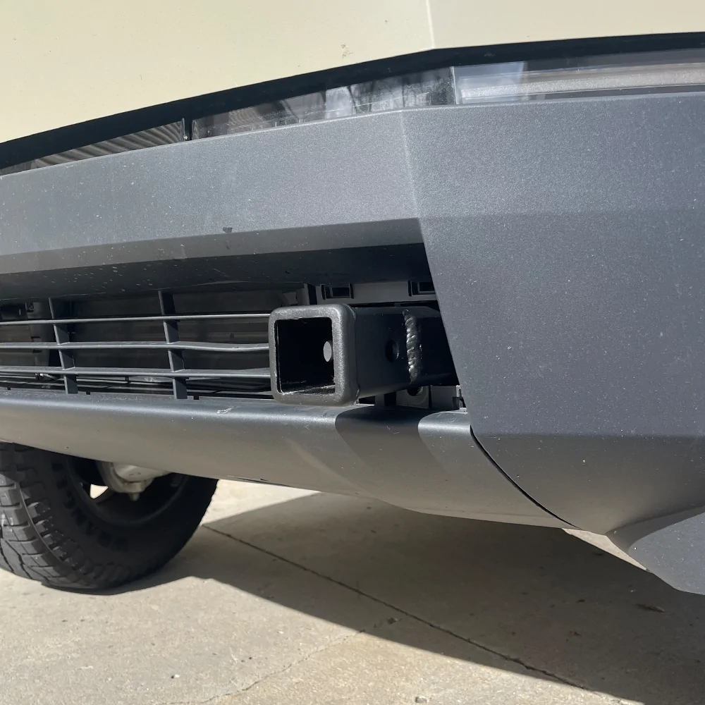 Tesla Cybertruck NEW! OEM Front Bumper Winch Receiver Mounts! tesla-cybertruck-front winch-receiver-mounts-07