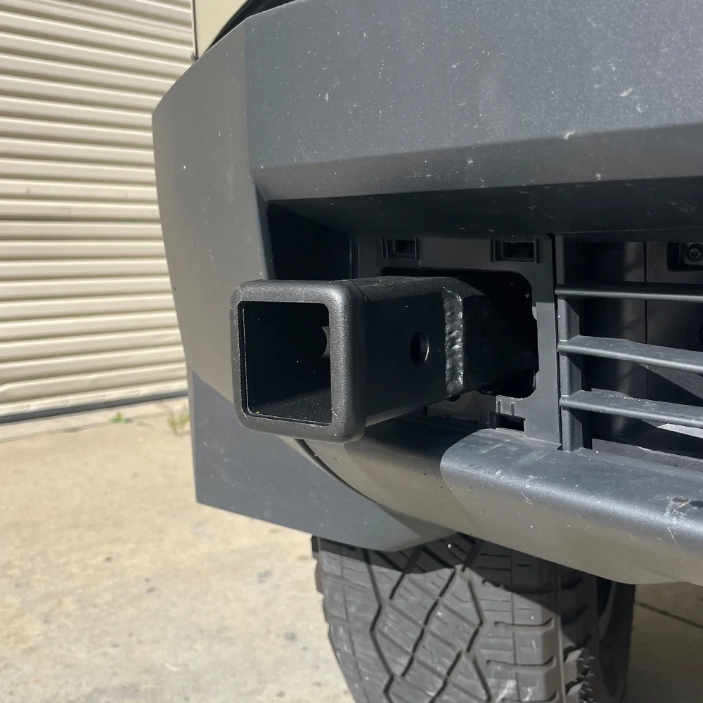 Tesla Cybertruck NEW! OEM Front Bumper Winch Receiver Mounts! tesla-cybertruck-front winch-receiver-mounts-06