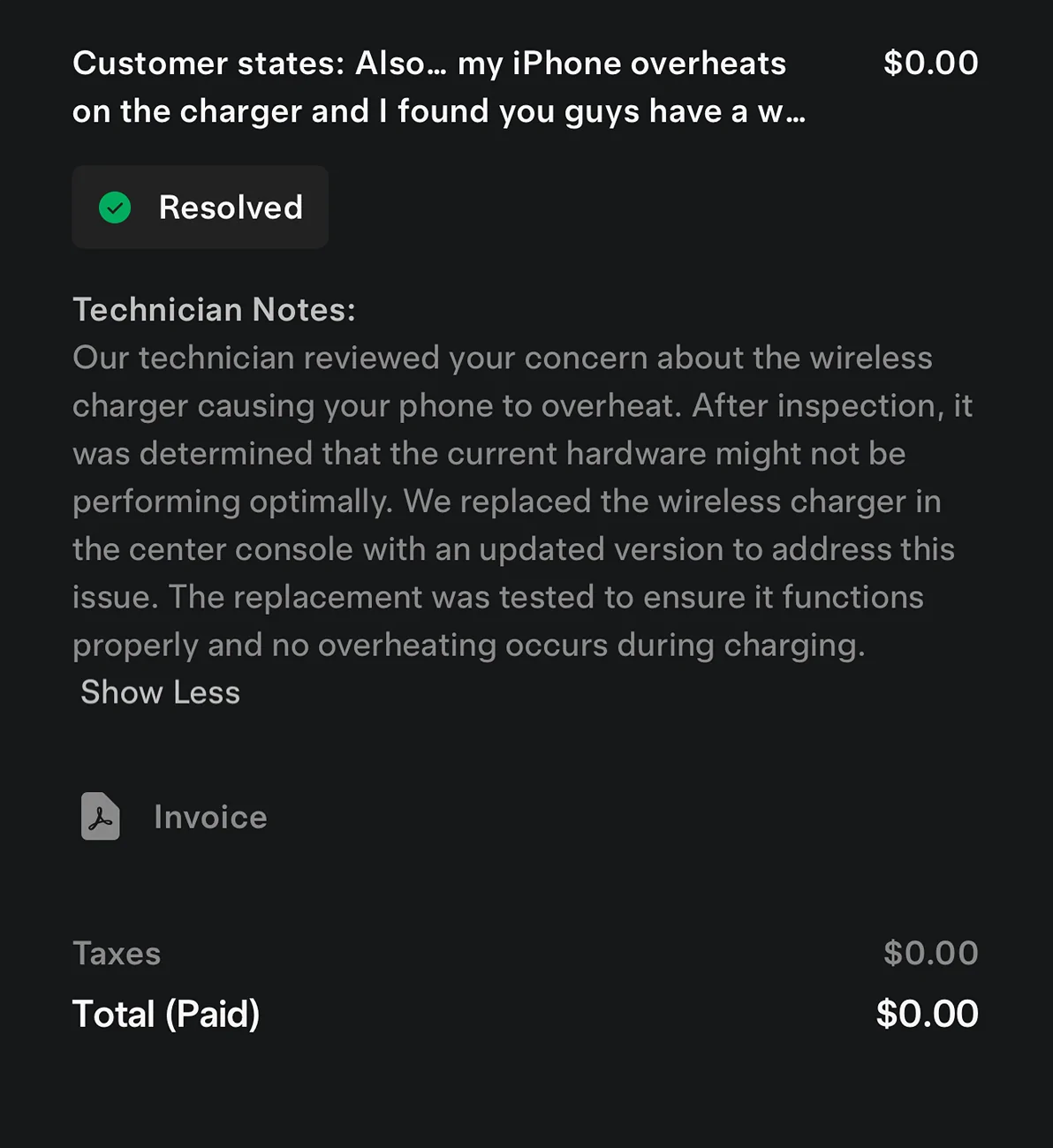 Tesla Cybertruck HARDWARE FIX for hot phone charging issue! New wireless charger has a built-in heatsink 1768061857588-ea