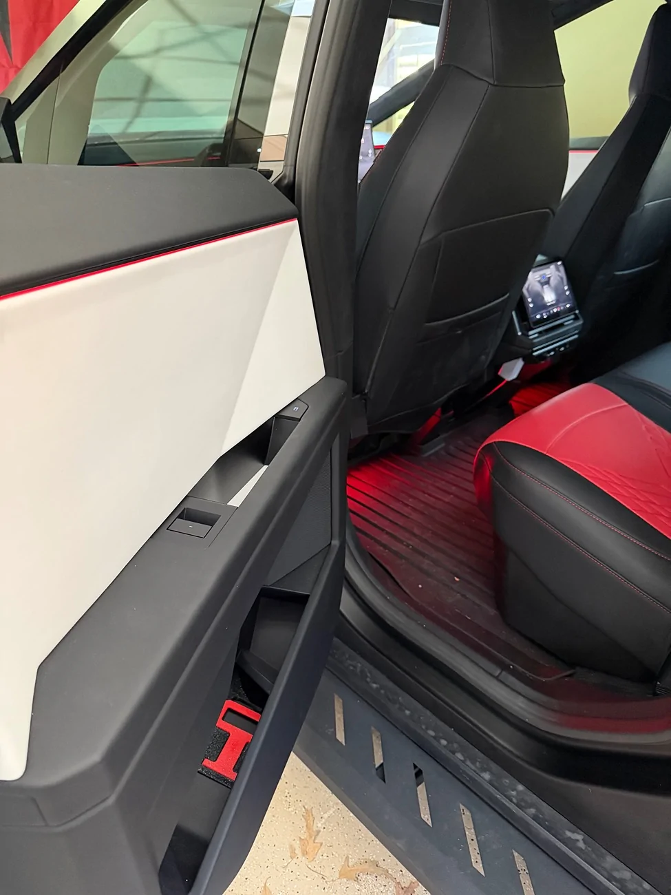 Tesla Cybertruck Rear Emergency Door Release Identifier (3D Print) IMG_0621