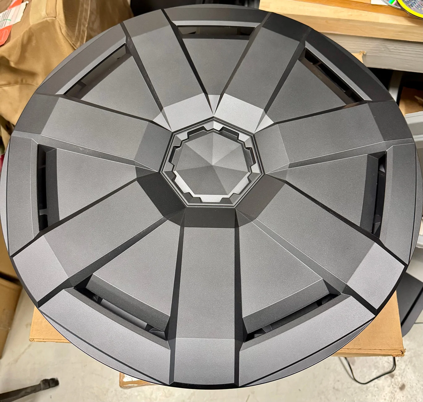 Tesla Cybertruck FS - 2025 Tesla Cybertruck 20" OEM Core Wheels & Pirelli Scorpion Tires - Complete Set w/ TPMS & Covers TESLA CYBERTRUCK CORE WHEEL COVERS 2