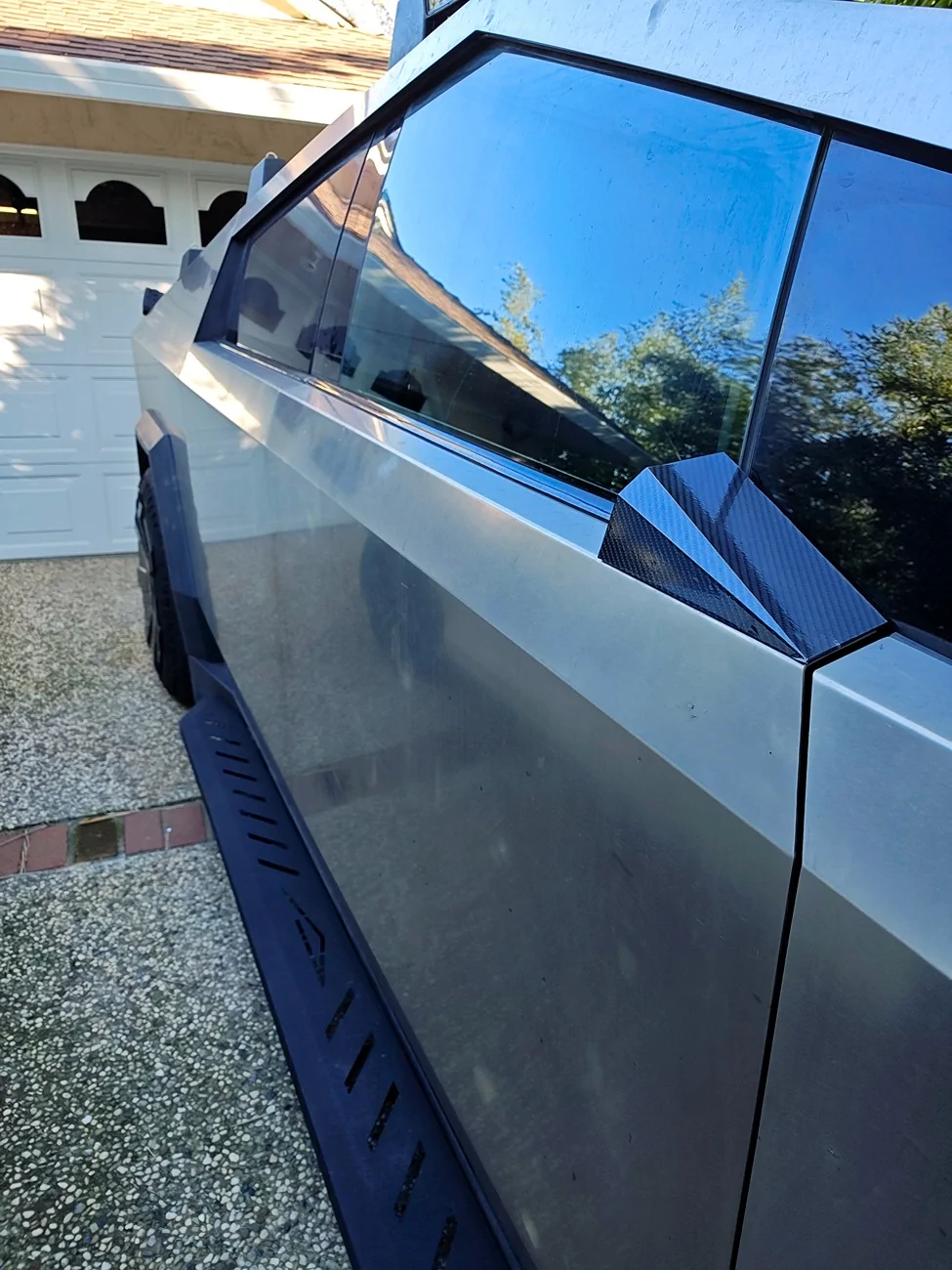 Tesla Cybertruck Mirror Delete!  Anyone done this side view Are you happy? Do you see additional range? IMG_20260118_141414071_PCT