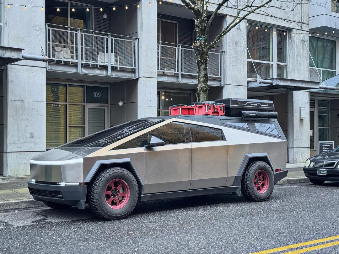 Tesla Cybertruck Urander Bed Cap Ideas & Setups 1