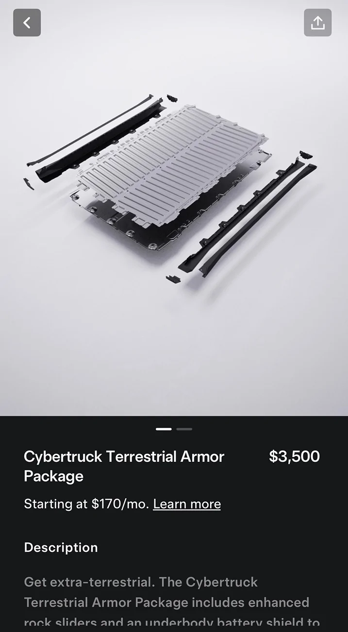 Tesla Cybertruck For SALE- NEW CT Terrestrial ARMOR package. $1000.00 OFF IMG_0168