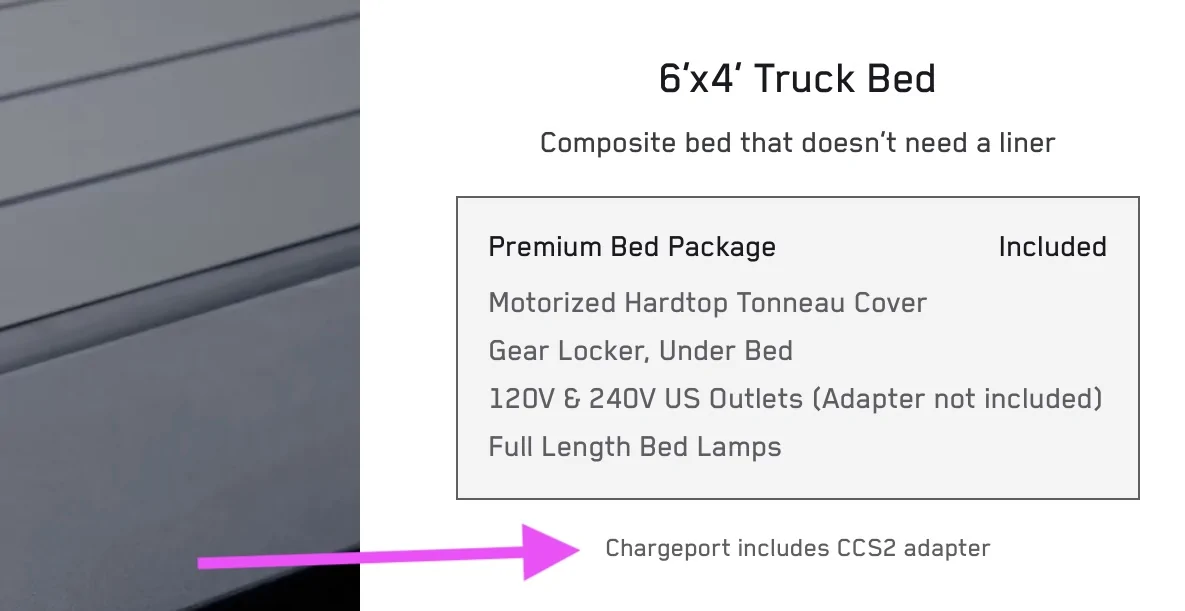 Tesla Cybertruck CCS1 to NACS Adapter for Cybertruck now available in Tesla Shop uae ct
