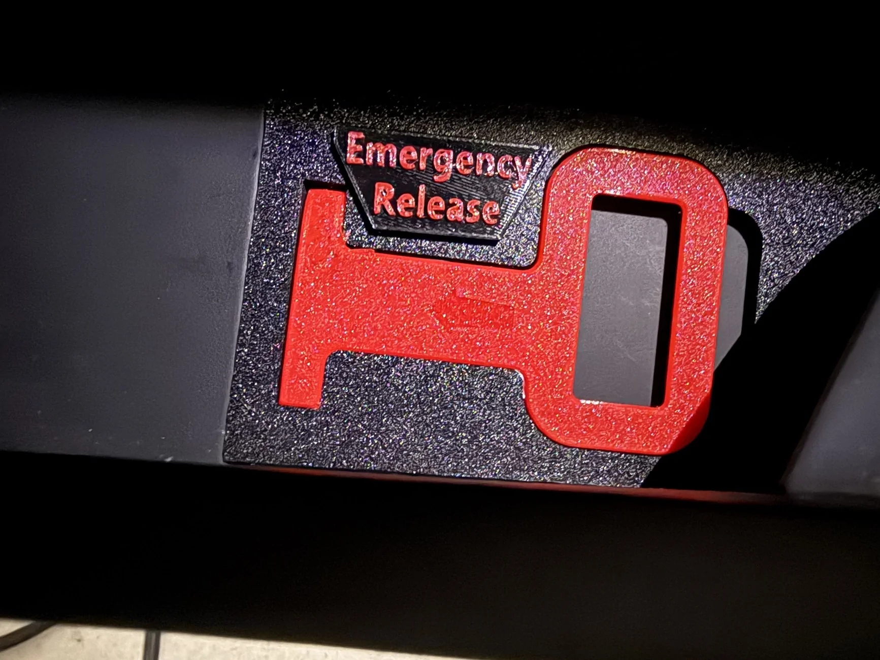 Tesla Cybertruck Rear door Emergency Exit pull handles Door Releas