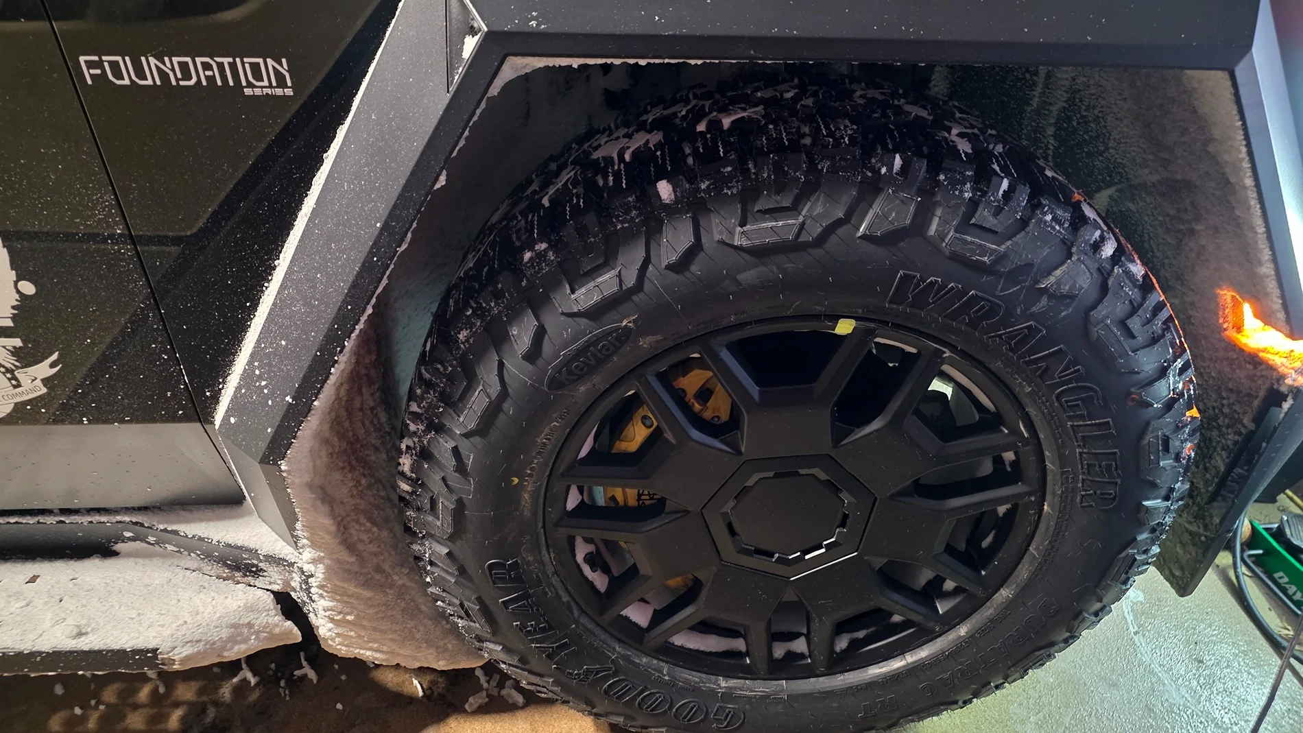 Tesla Cybertruck Tesla Winter Tire & Wheel Package Review 20260124_144614