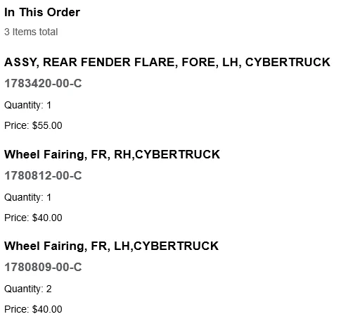 Tesla Cybertruck Need to order this part 1769617881654-sl