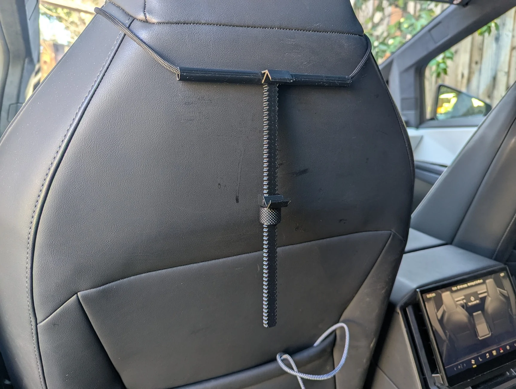 Tesla Cybertruck 3D Print Phone/Tablet Holder For Rear Passengers PXL_20260108_192230488