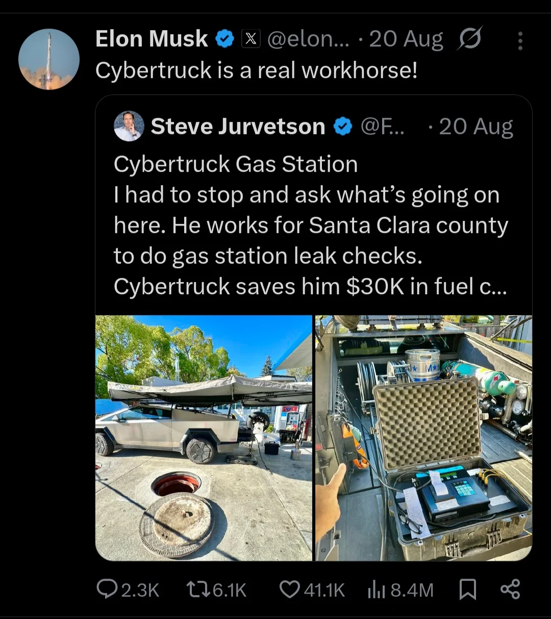 Tesla Cybertruck Auxillary 12 Volt Power in rear finally! (Tapped into trailer hitch auxiliary power) Screenshot_20250827_151551_X