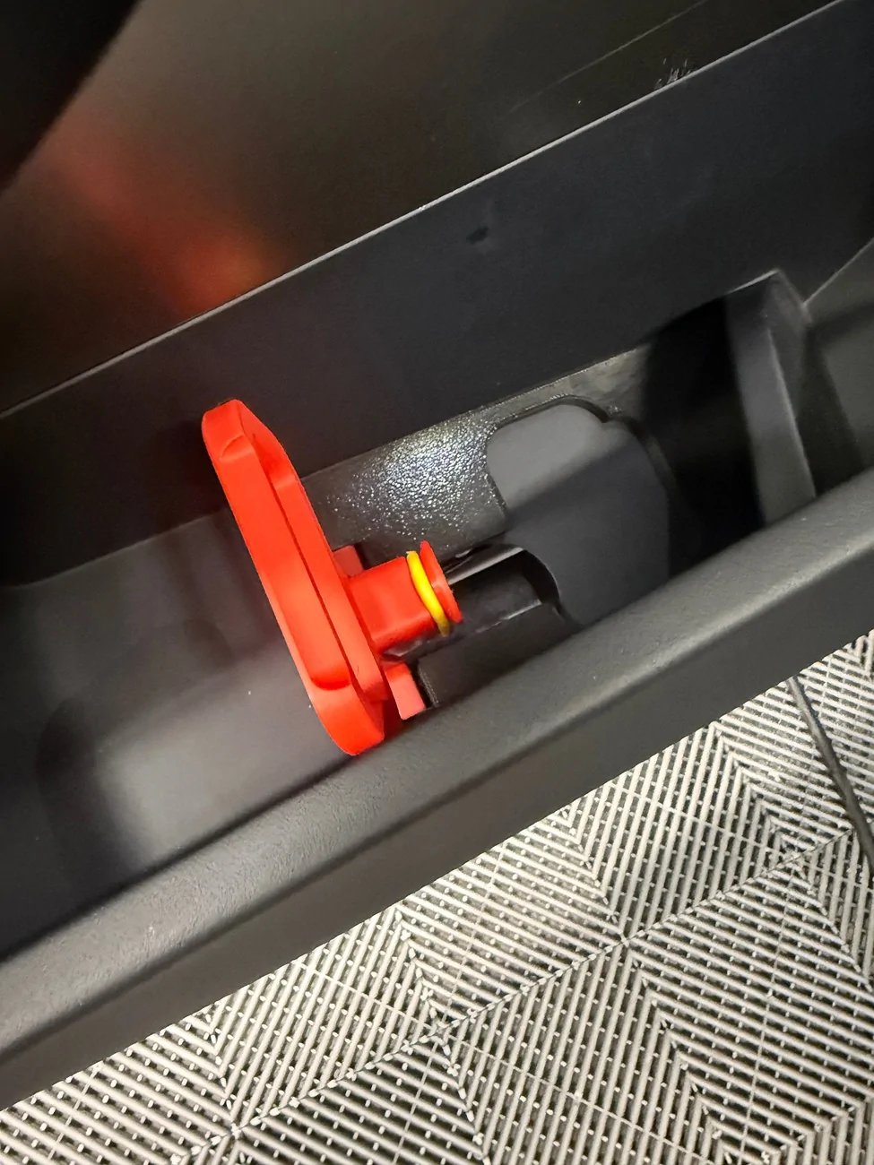 Tesla Cybertruck Emergency Exit Rear Door Release Ideas IMG_8594
