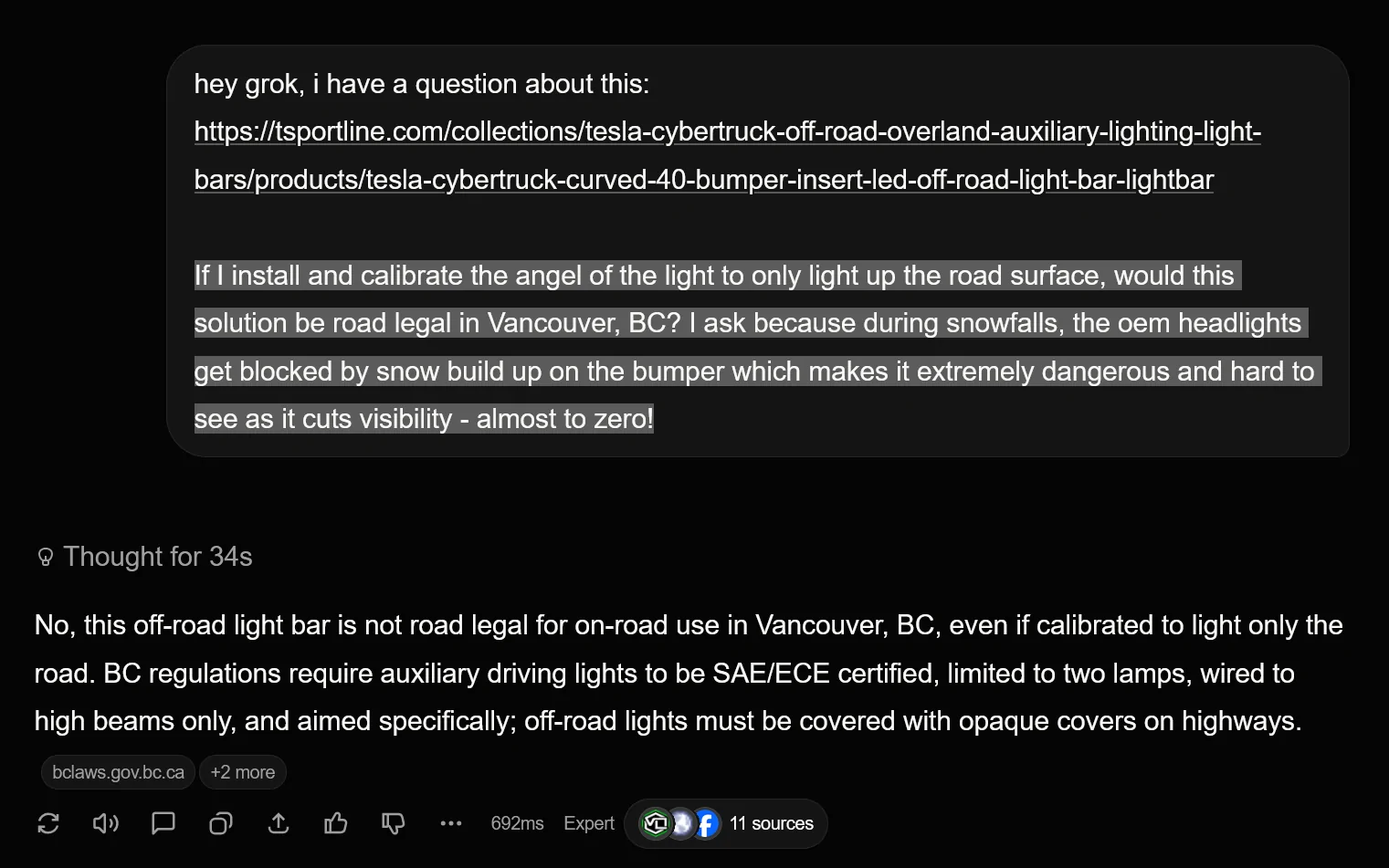 Tesla Cybertruck Cybertruck Curved 40" Bumper Off Road Lightbar Question: Screenshot 2026-01-29 091040