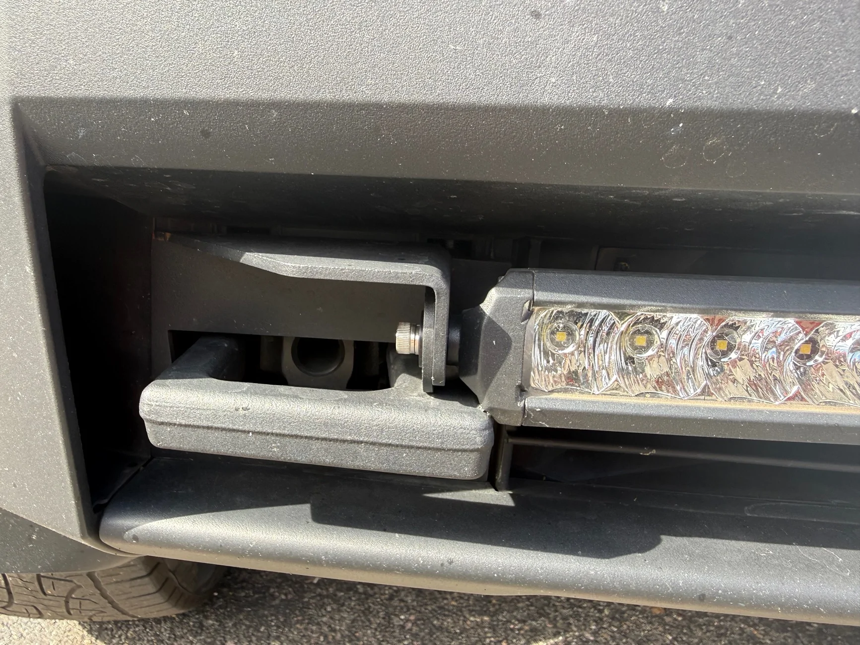 Tesla Cybertruck Cybertruck Curved 40" Bumper Off Road Lightbar Question: IMG_2292