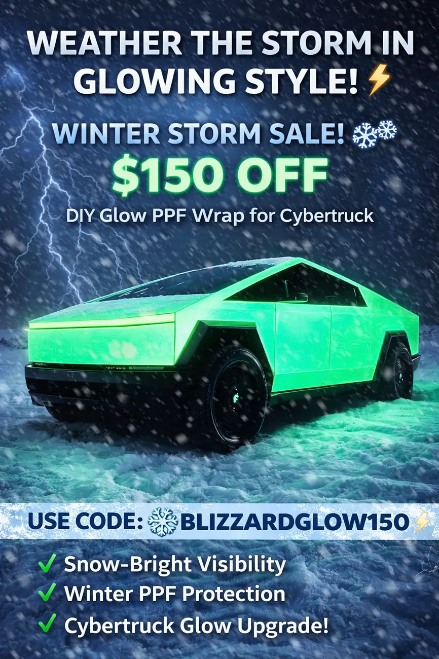 Tesla Cybertruck DIY Glow-in-the-Dark PPF Wrap for the Tesla Cybertruck F90CFDD8-78B5-47E9-BDEA-27D05BC4A153