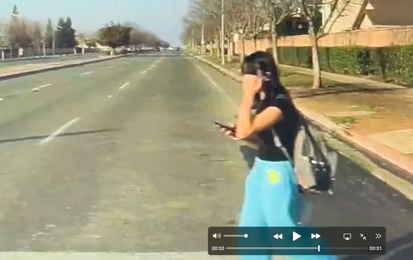Tesla Cybertruck [Update] FSD v14.2.2.4 Almost Hit a Girl Crossing Street (No it didn’t - Don’t rest your foot on accelerator) 1769800534570-tj
