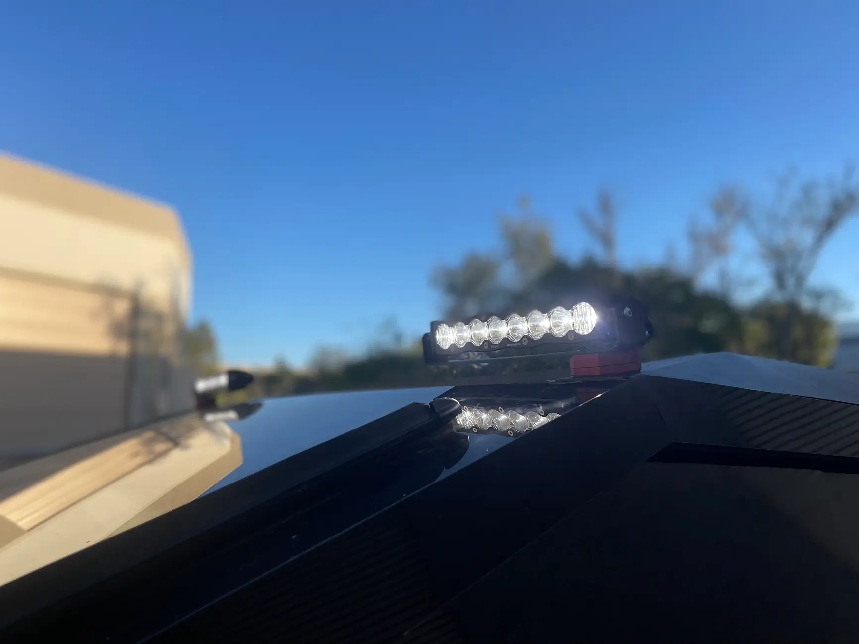 Tesla Cybertruck Cybertruckco Sport Rack & Rear Crossbars installed tempImageh80ddL