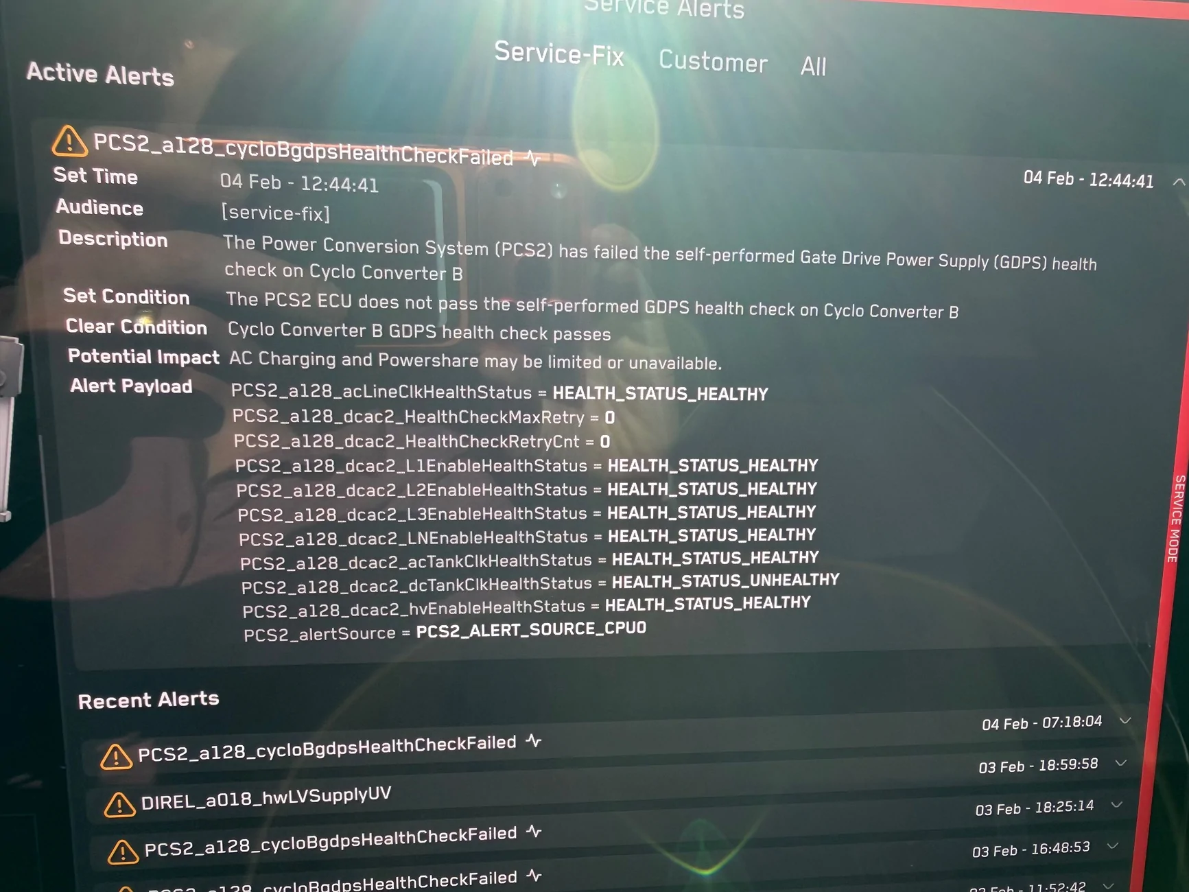 Tesla Cybertruck Think I have a PCS issue. IMG_3069