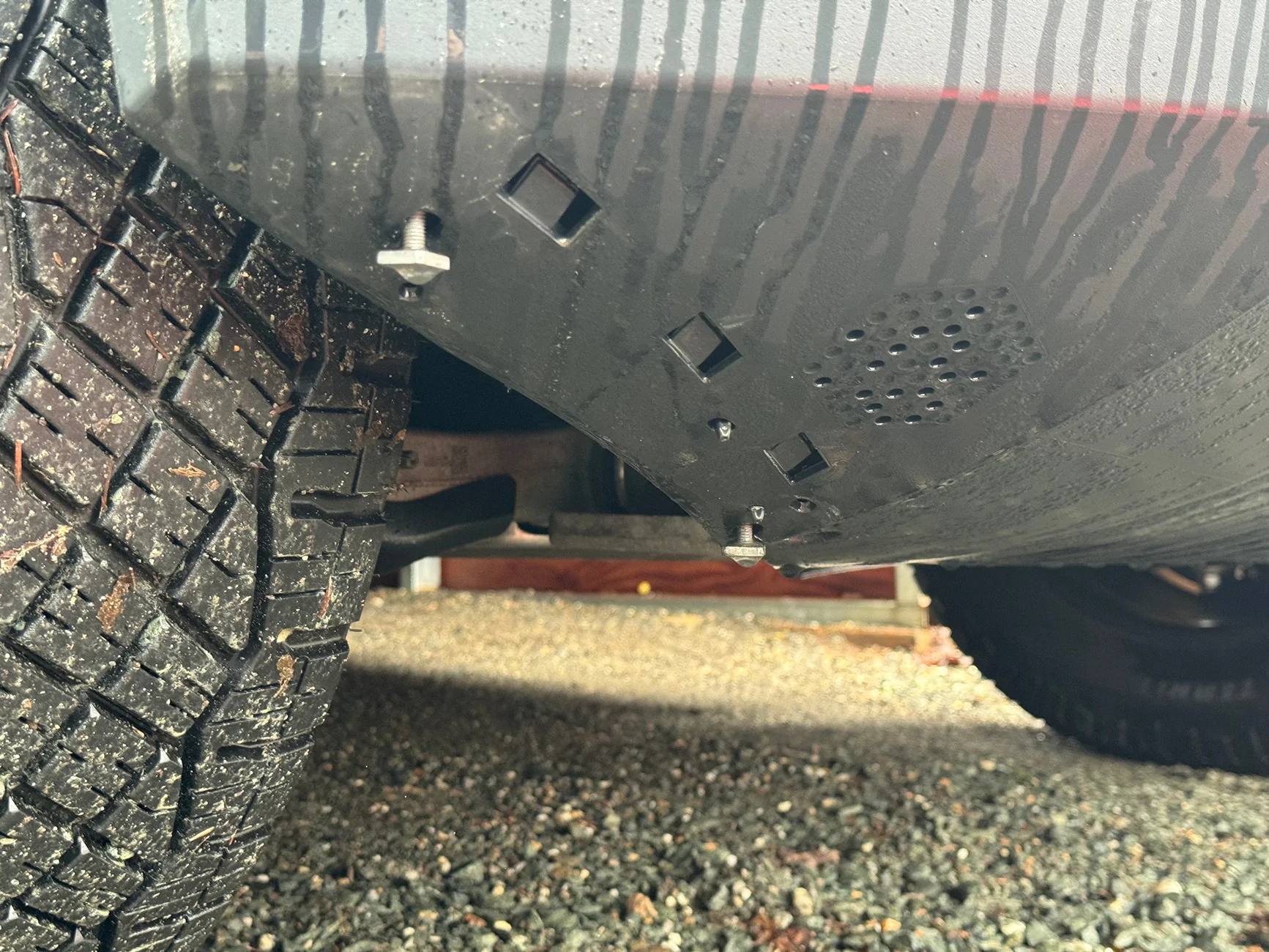 Tesla Cybertruck First Damage to My 2026 CT IMG_2585