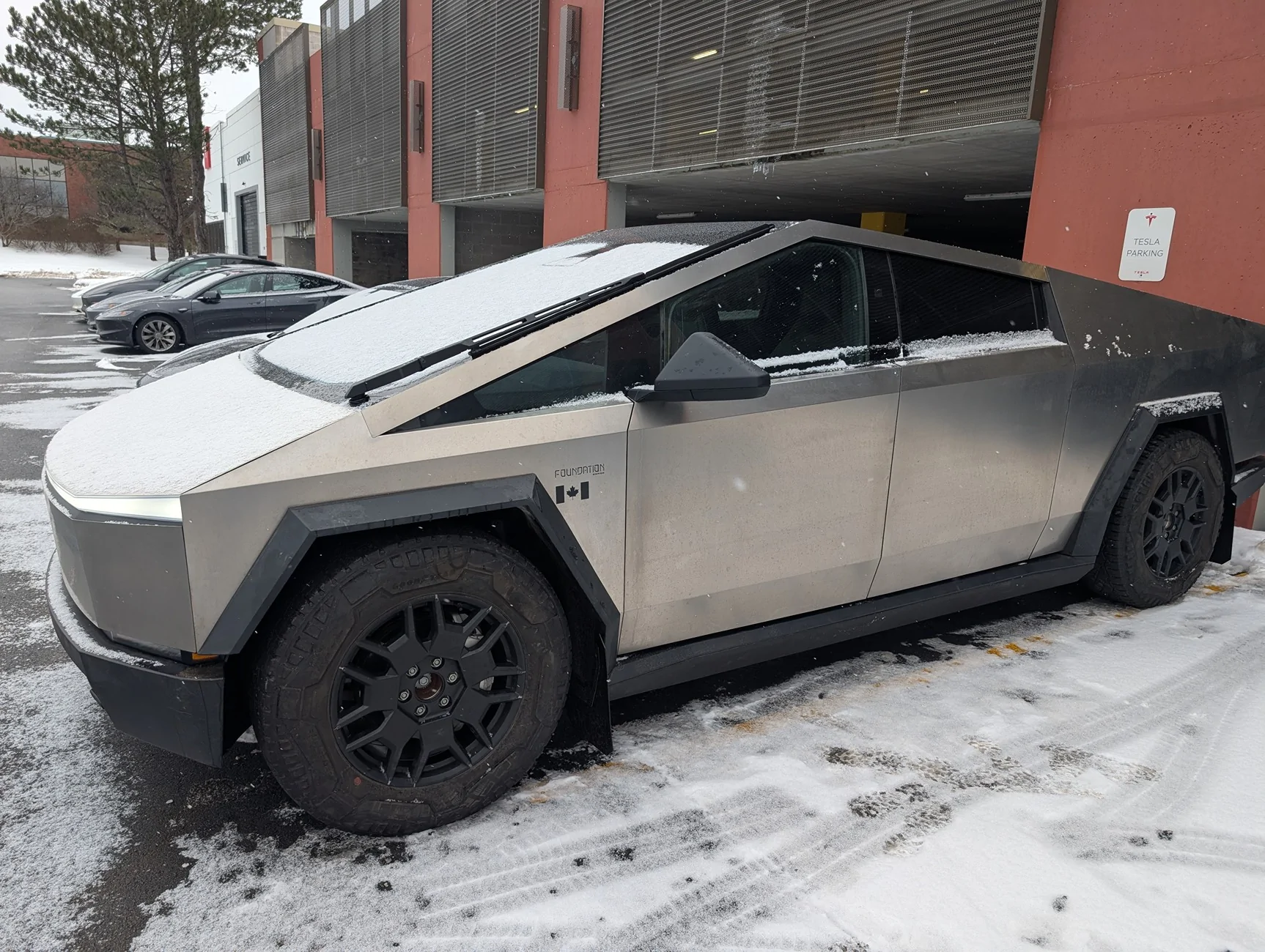 Tesla Cybertruck Clearvu Rear Sprayer works with Terrestrial Armor PXL_20260207_142639799