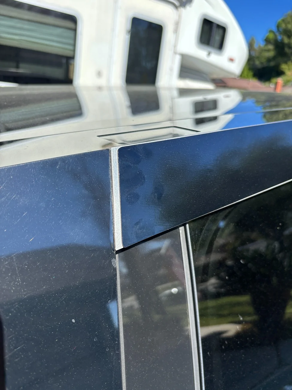 Tesla Cybertruck Cant Rail Magnetic Wraps (Black Gloss) Available To Order! [CybertruckCovers] IMG_7324