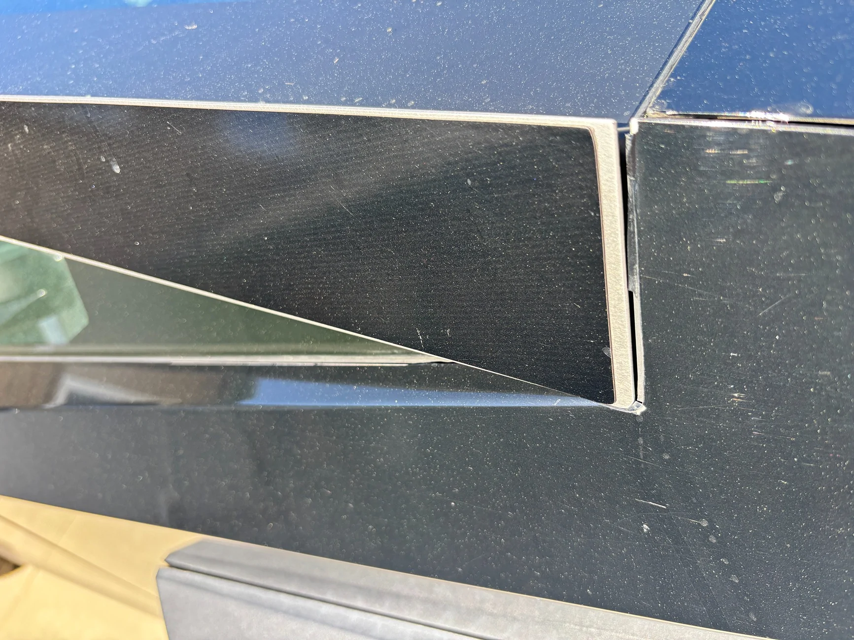 Tesla Cybertruck Cant Rail Magnetic Wraps (Black Gloss) Available To Order! [CybertruckCovers] IMG_7325