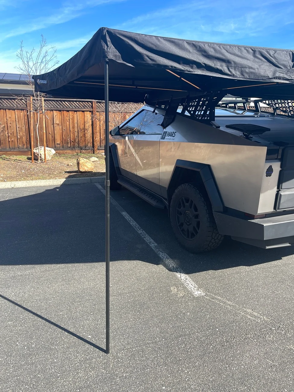 Tesla Cybertruck OpenRoad 270 Degree Awning IMG_3172