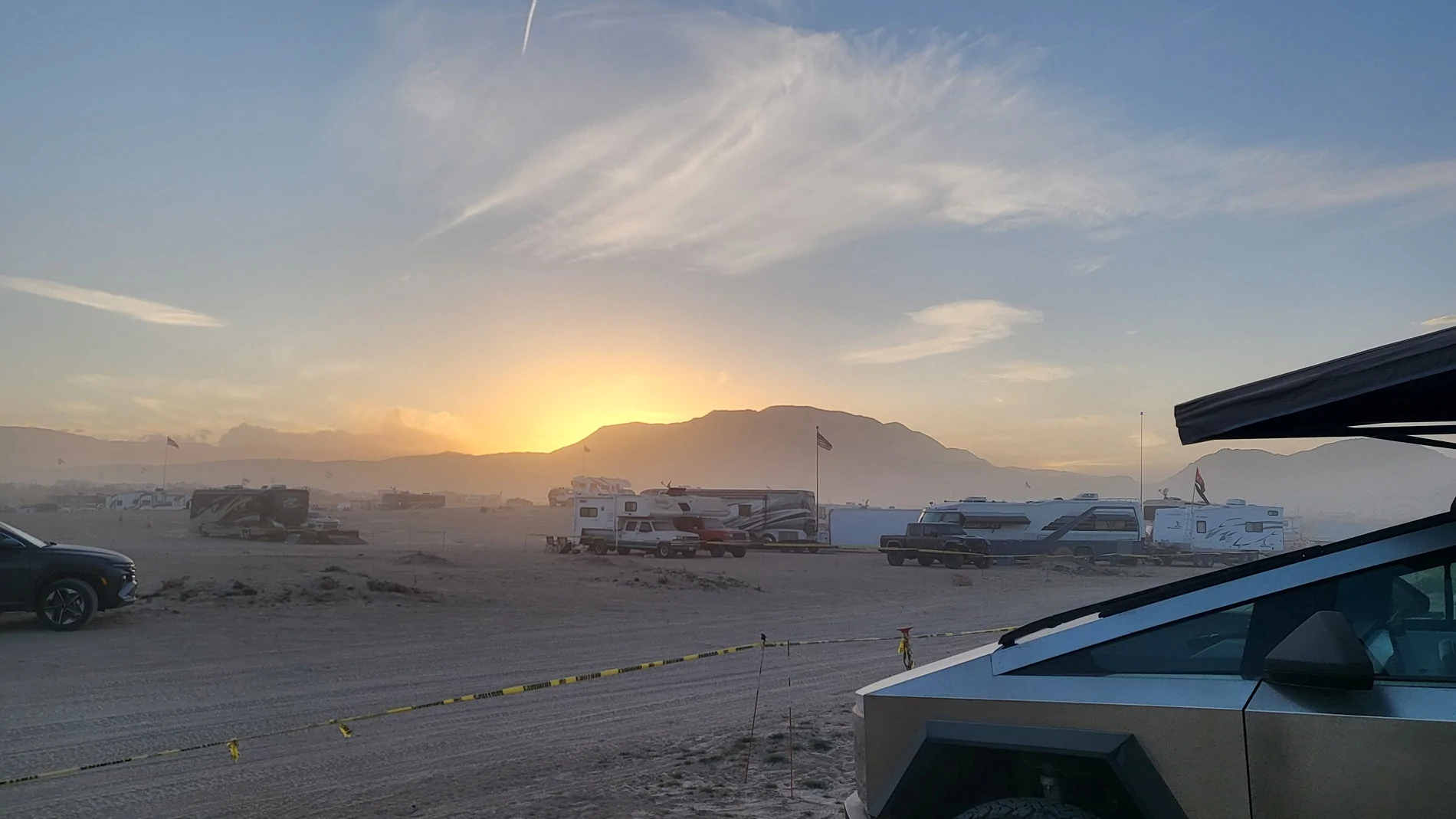 Tesla Cybertruck King Of The Hammers 2026 and Cybertruck 20260206_165946