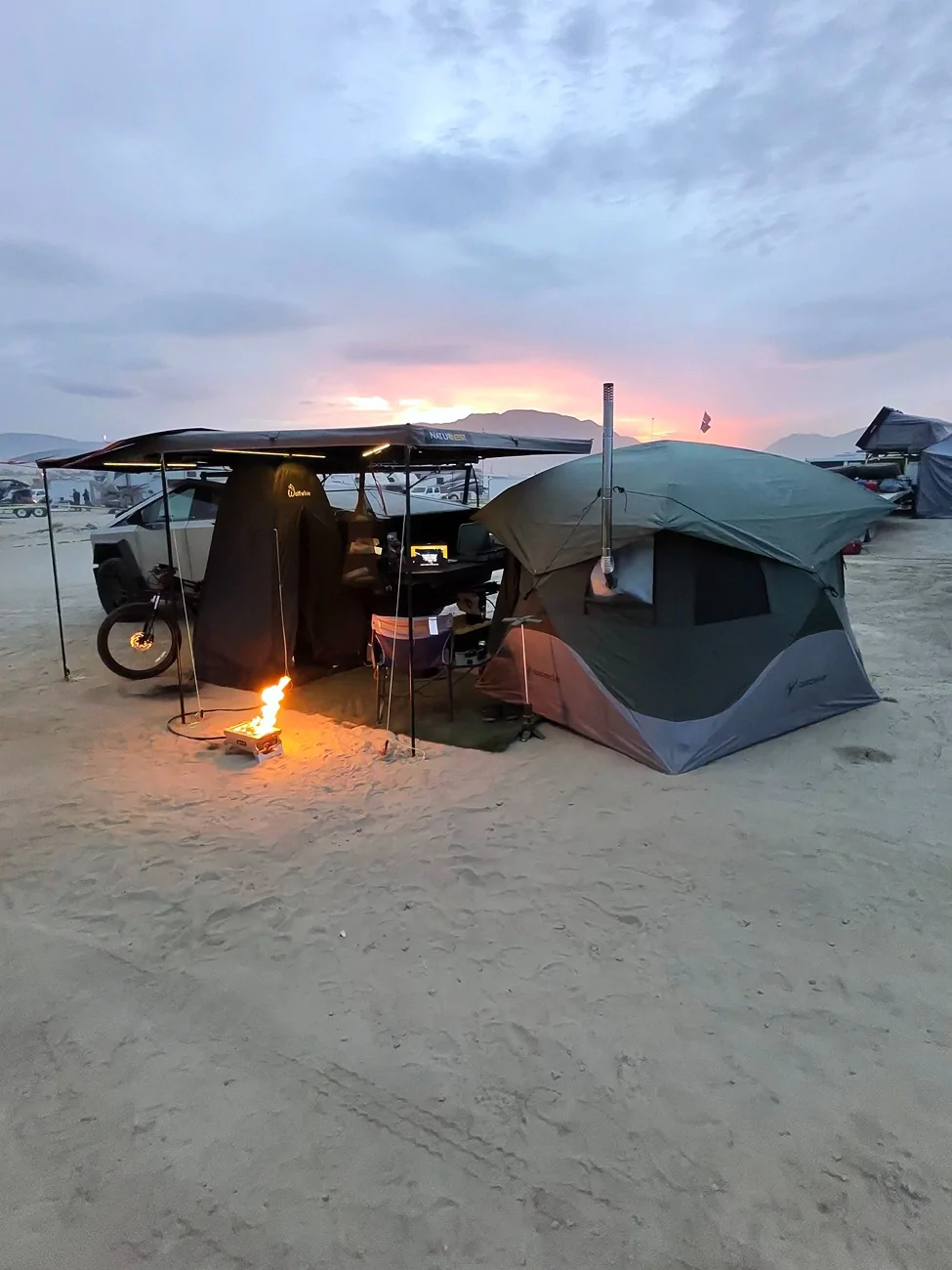 Tesla Cybertruck King Of The Hammers 2026 and Cybertruck 20260205_172940_59c4f356