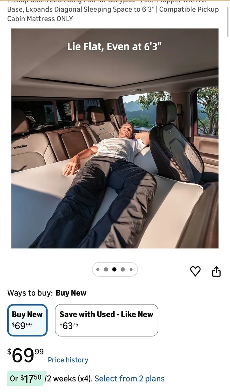 Tesla Cybertruck Matte Black Camping / Off-Roading Spaceship IMG_1157