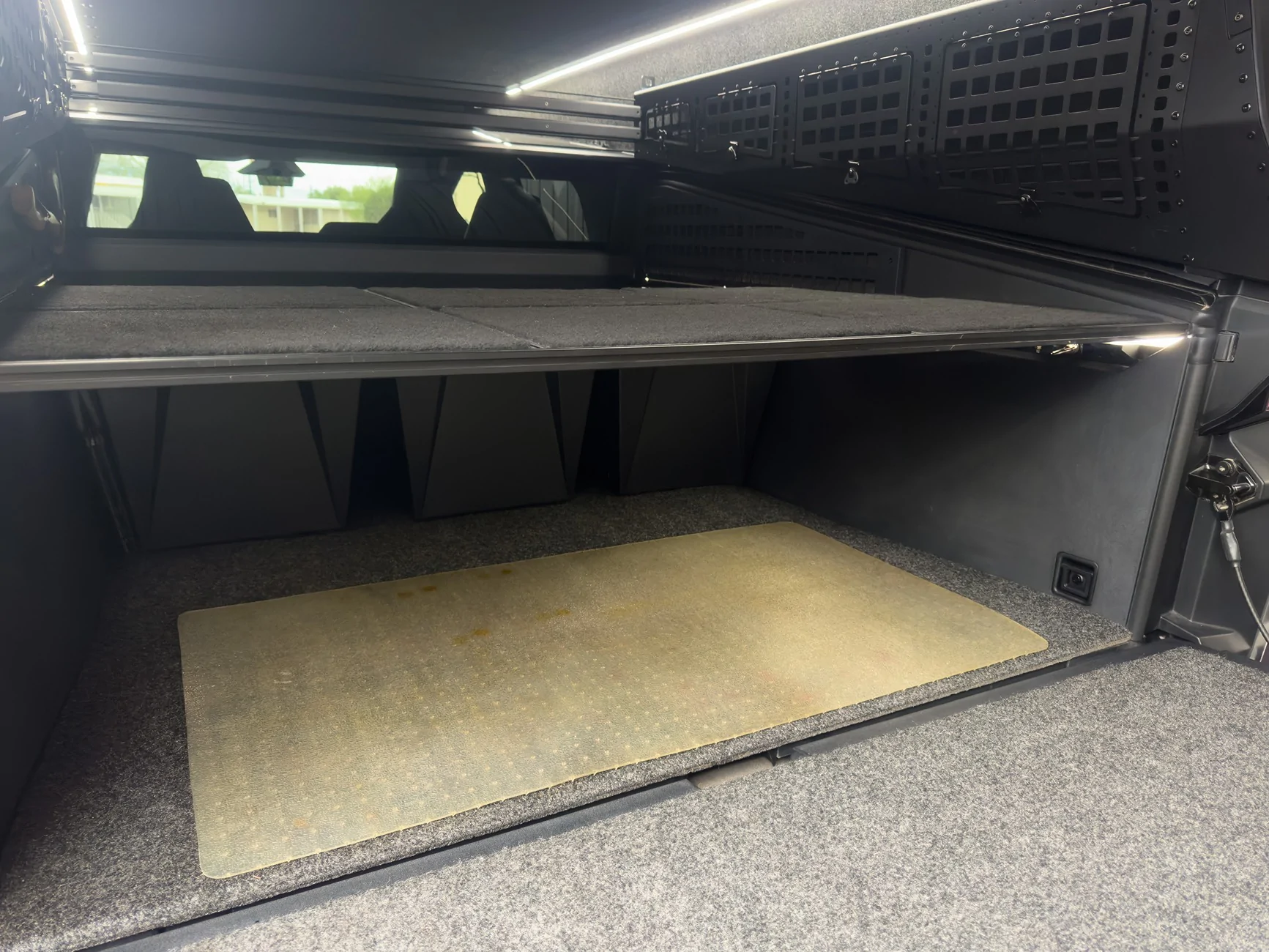 Tesla Cybertruck Space Campers The Cap "topper" ("camper shell"/"cap") installed Passport Photo-4