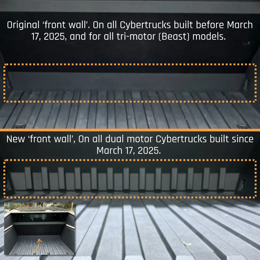 Tesla Cybertruck Differences between '24 CT (AWD) and the '26 CT (AWD)? Front_Wall_changes