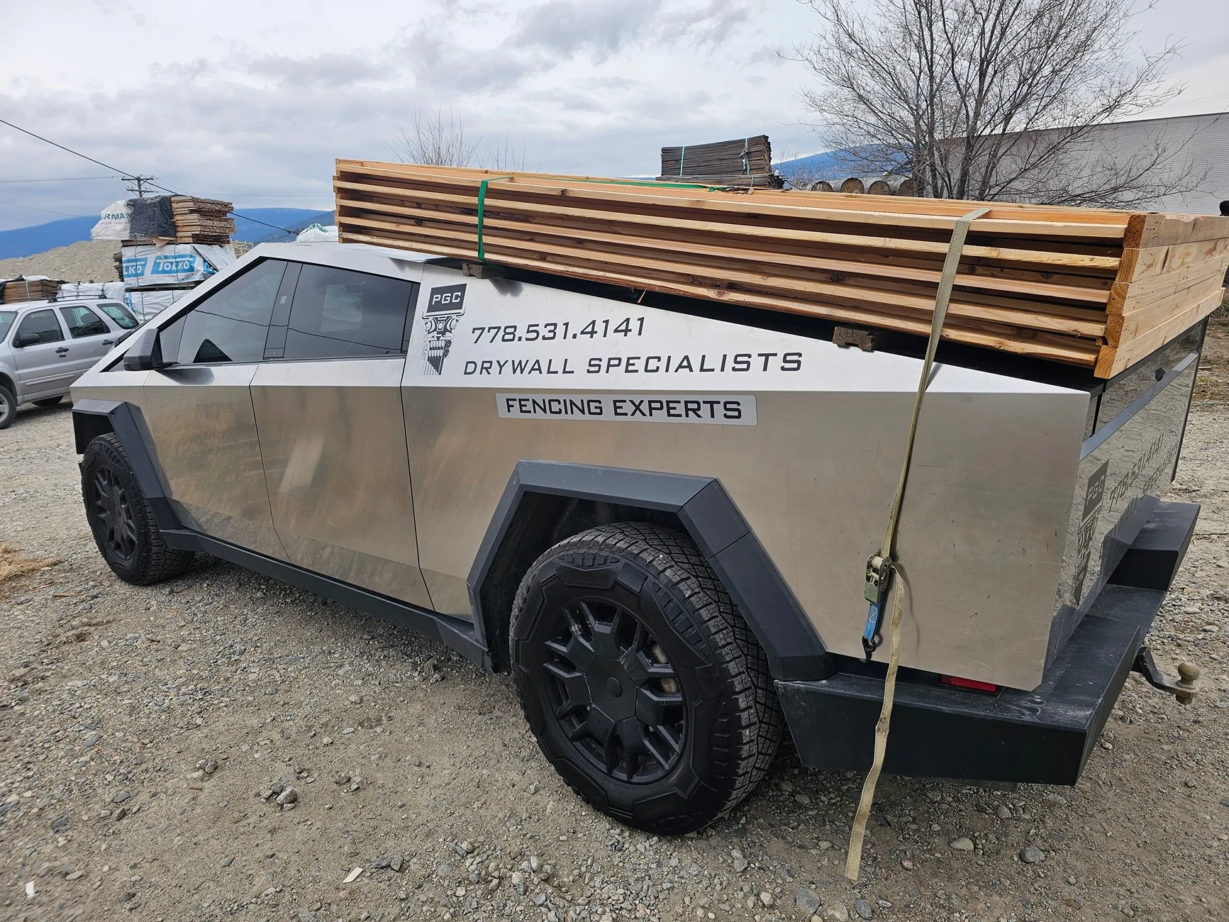 Tesla Cybertruck 🦾 Cybertruck doing truck stuff!  Post your photos! 20260213_135614