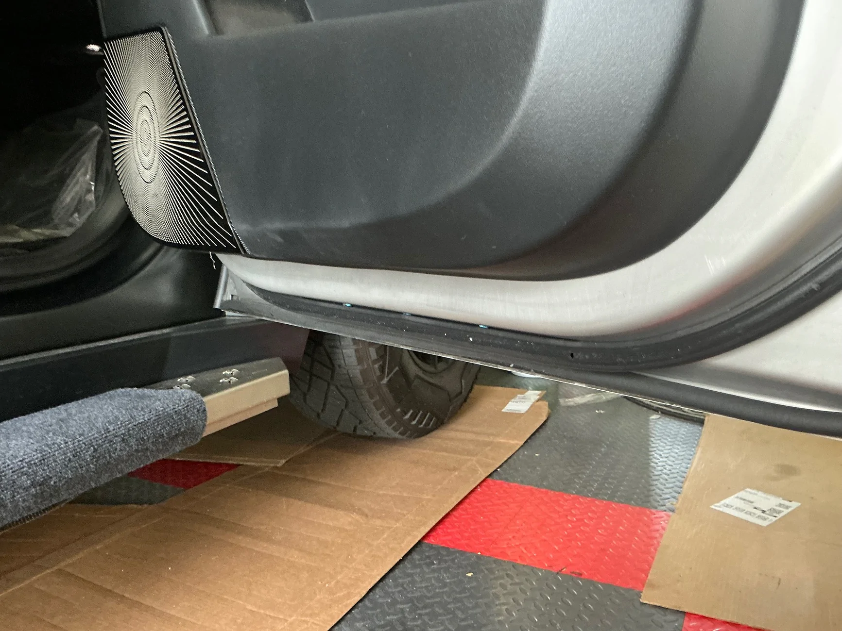 Tesla Cybertruck Noise Reduction & Weatherproofing Kit IMG_2593