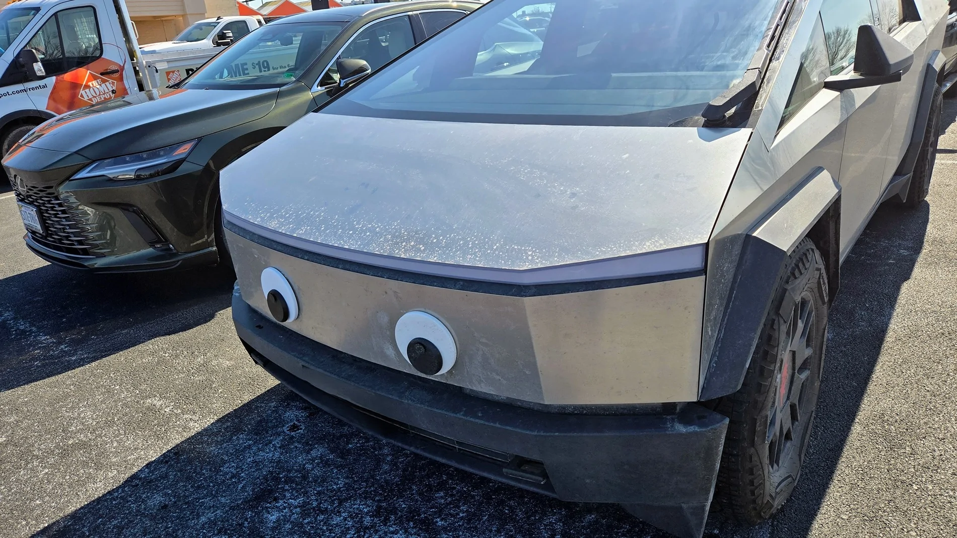 Tesla Cybertruck 3D printed Cybertruck Googly eyes - free downloadable files 113899-87743a914e494cd1b1bb06abe7dd427c