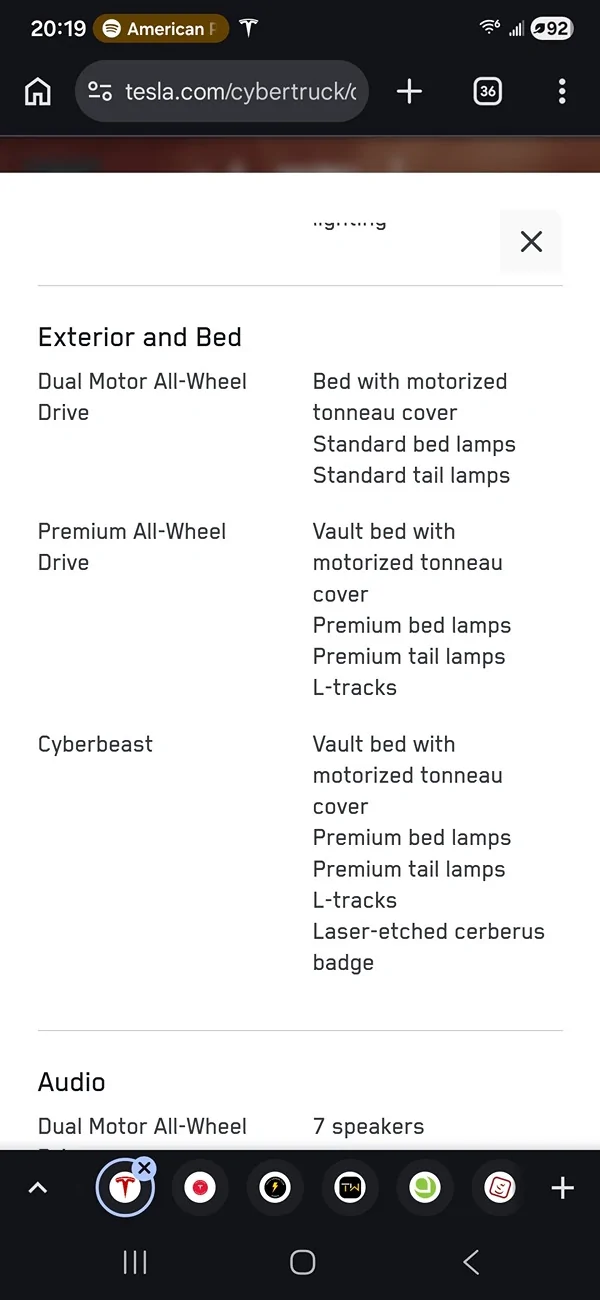 Tesla Cybertruck $59,990 Dual Motor AWD Cybertruck announced! (Estimated Delivery Date Now 2027!) Screenshot_20260219_201947_Chrom