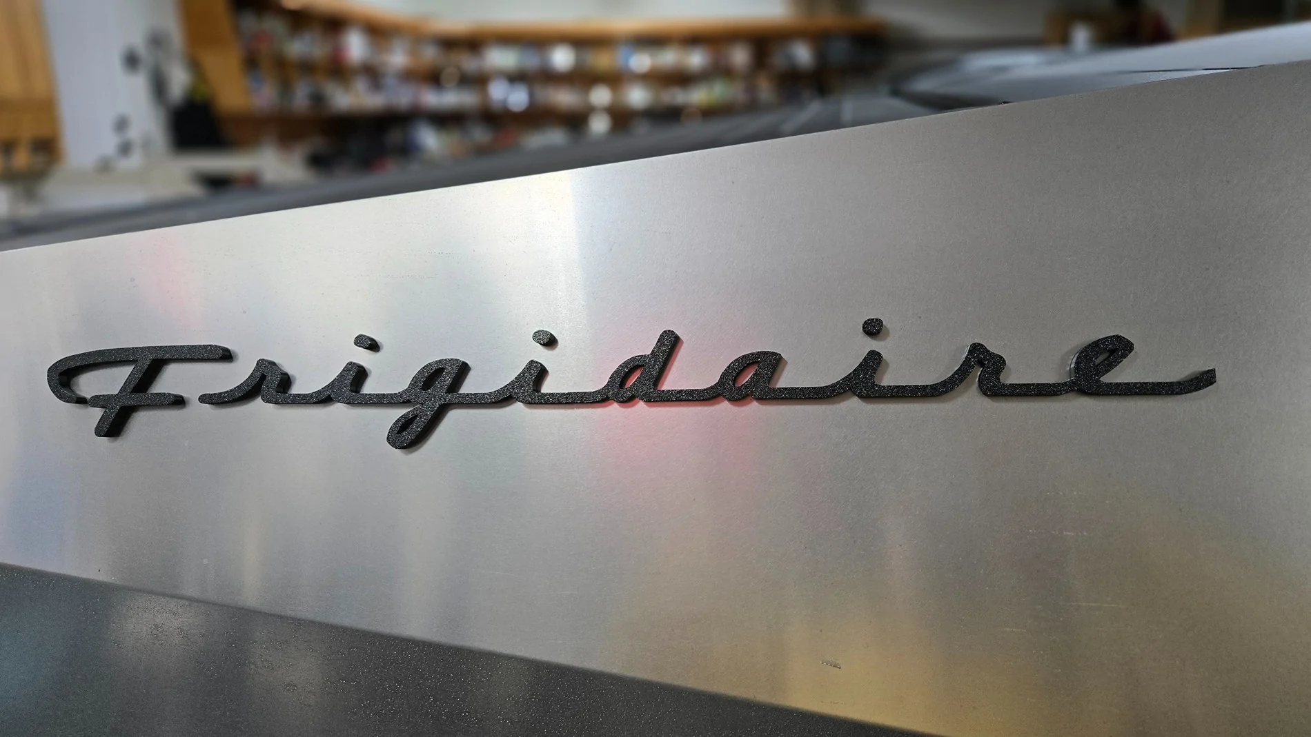 Tesla Cybertruck 3d printed cybertruck logo - FRIGIDAIRE (original logo, not new one) 20260216_214008