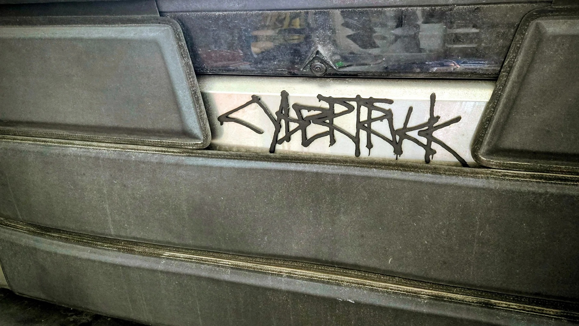 Tesla Cybertruck free 3d print file - magnetic Cybertruck graffiti logo 20260221_181645~2