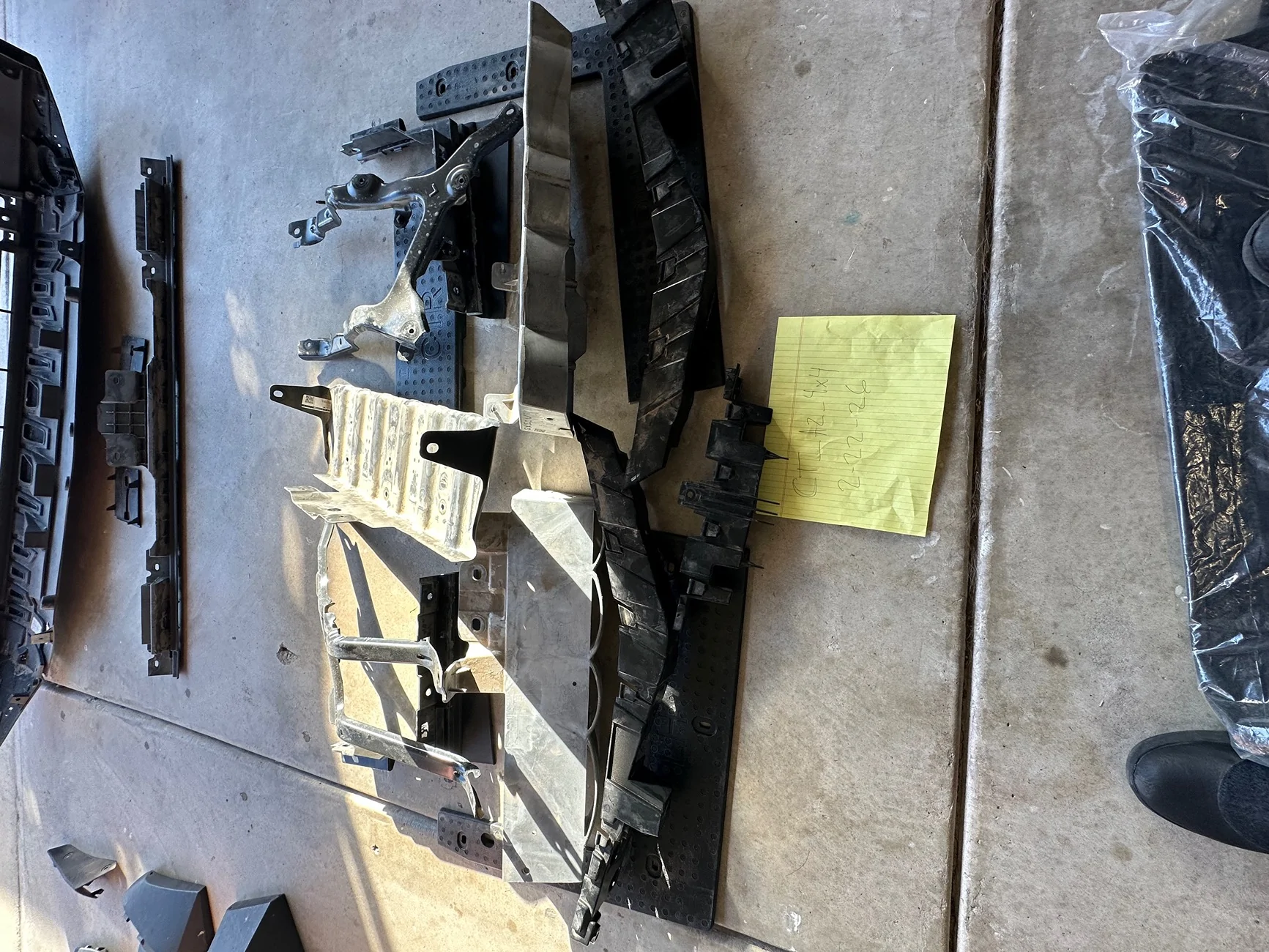Tesla Cybertruck 90% Rear Bumper Parts $150 Plus Shipping IMG_3842