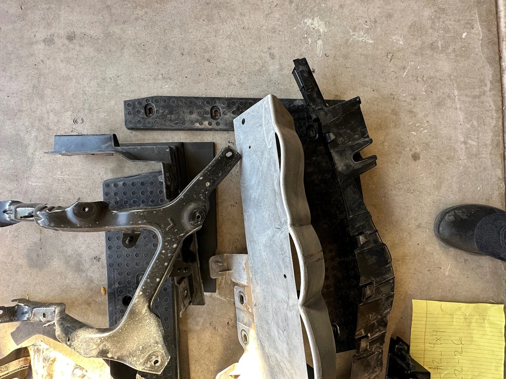 Tesla Cybertruck 90% Rear Bumper Parts $150 Plus Shipping IMG_3844