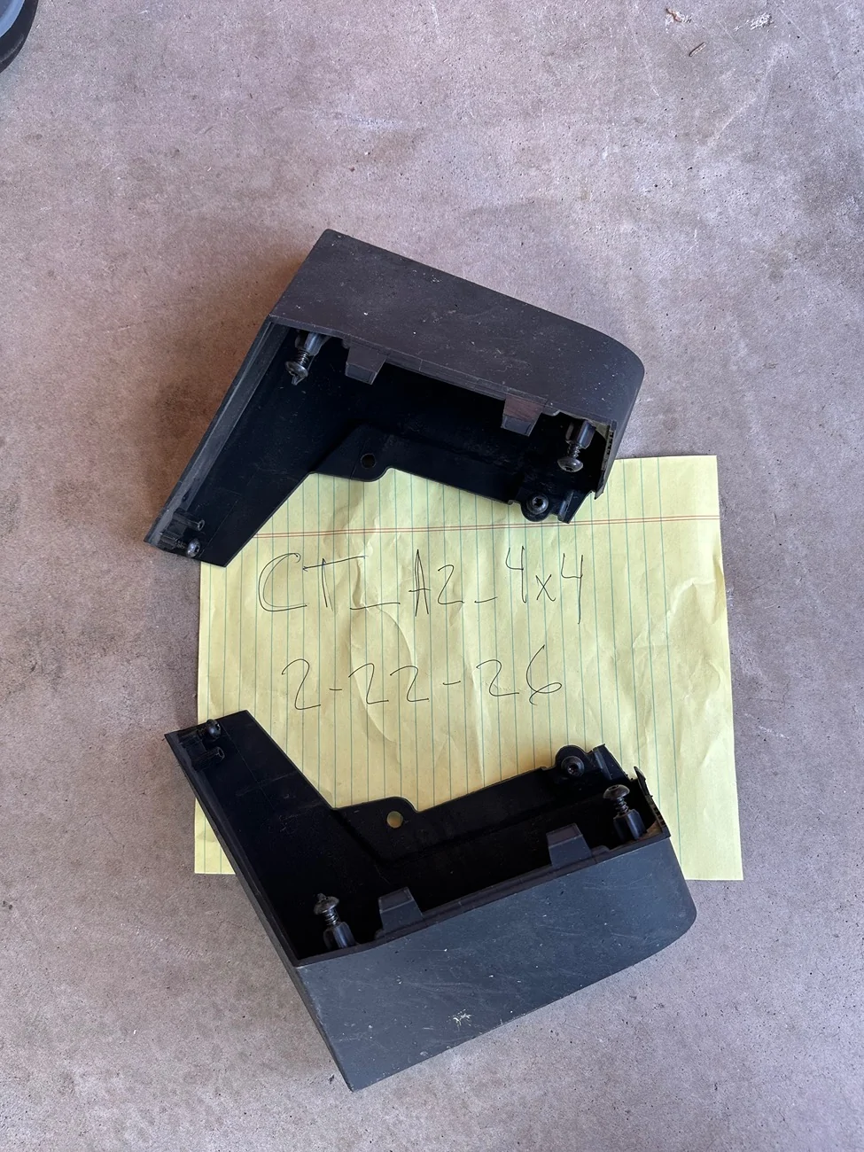 Tesla Cybertruck Front and rear air dams / tire air foils $35 plus shipping IMG_3834