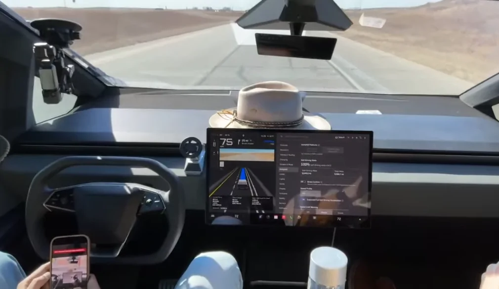 Tesla Cybertruck 🚀 My Cybertruck 100% FSD Fully Autonomous Coast to Coast Attempt — Atlantic City to Santa Monica (LIVE) - by browncowboy zimage12495