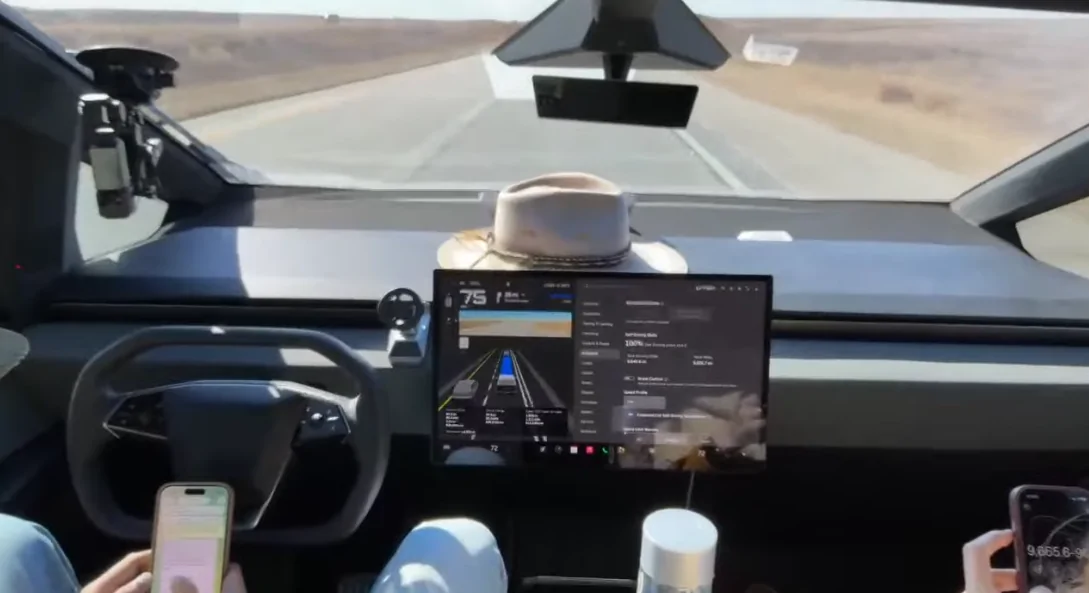 Tesla Cybertruck 🚀 My Cybertruck 100% FSD Fully Autonomous Coast to Coast Attempt — Atlantic City to Santa Monica (LIVE) - by browncowboy zimage12492