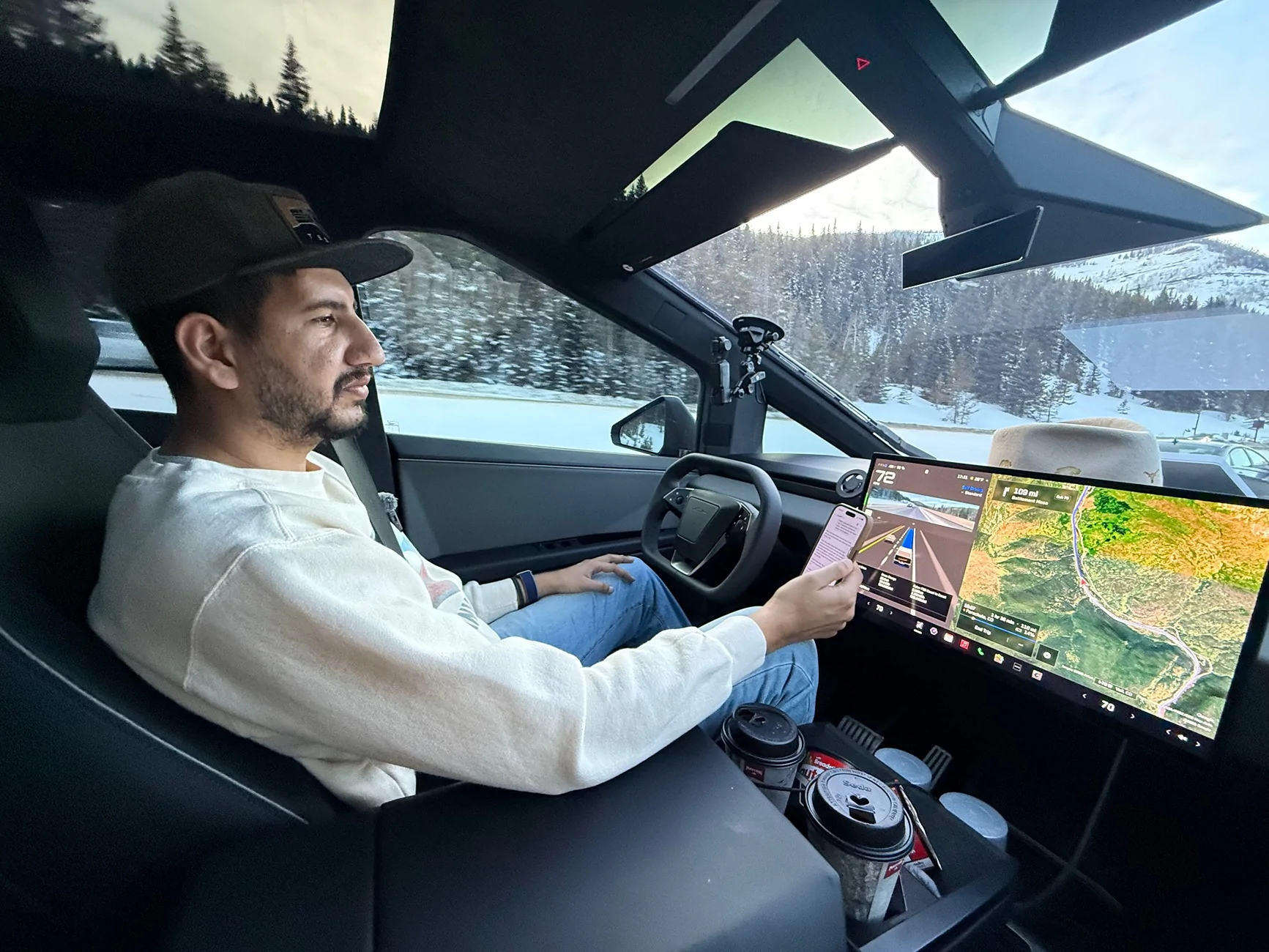 Tesla Cybertruck 🚀 My Cybertruck 100% FSD Fully Autonomous Coast to Coast Attempt — Atlantic City to Santa Monica (LIVE) - by browncowboy IMG_5521