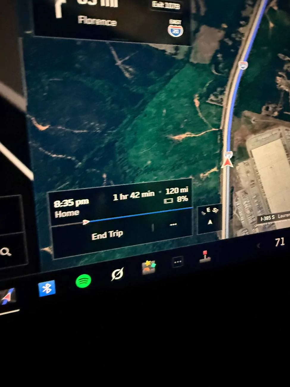 Tesla Cybertruck Destination remaining charge WAY off?? IMG_2529