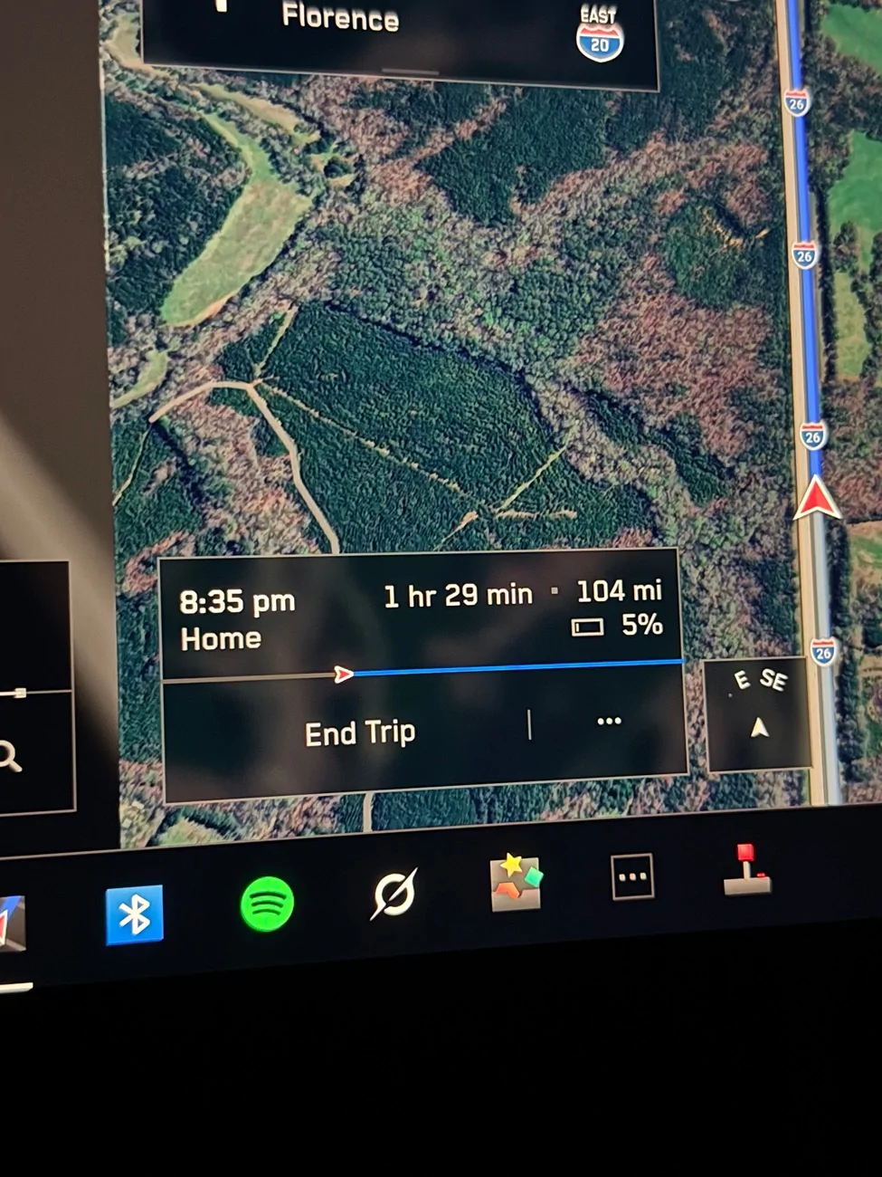 Tesla Cybertruck Destination remaining charge WAY off?? IMG_2533