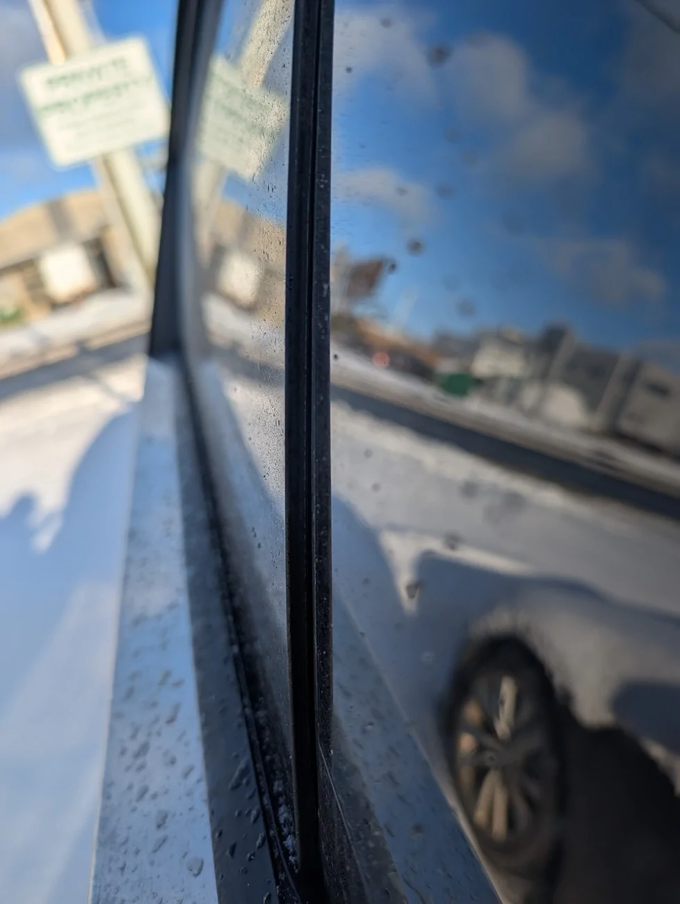 Tesla Cybertruck Leaky Window Seals PXL_20241205_143442632