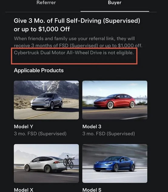 Tesla Cybertruck No Referral Bonuses for $59K CT zimage12668
