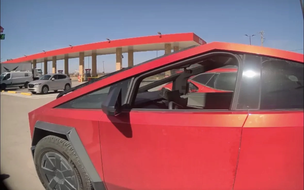 Tesla Cybertruck Sentry mode failed me - how? Window smashed with no recordings IMG_1975