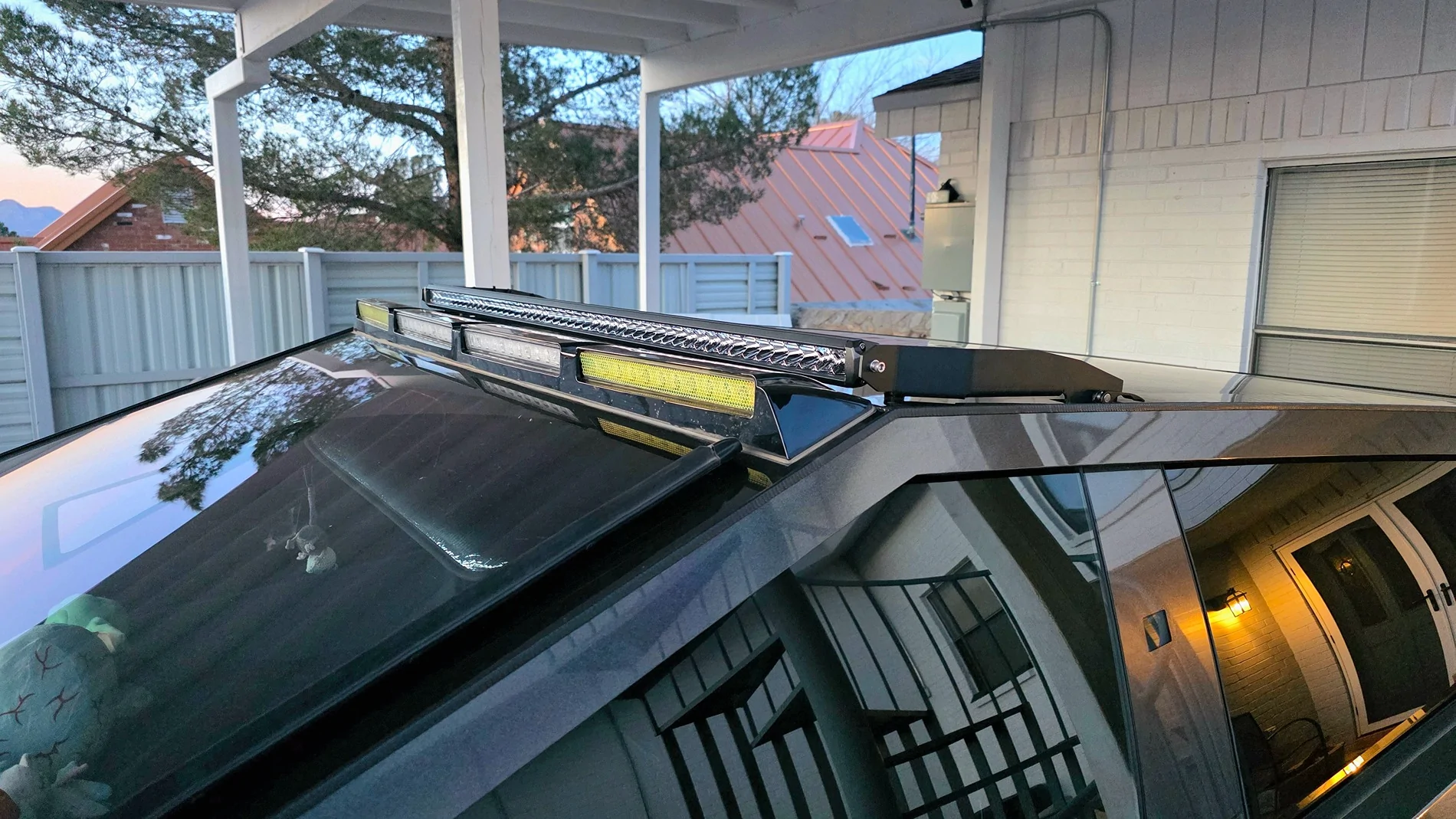 Tesla Cybertruck Foundation Series Light Bar Waiting Room 20260225_062644